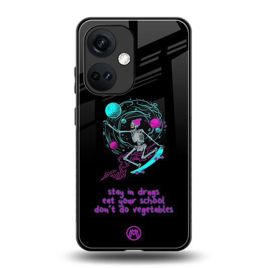 eat your school back phone cover | glass case for oneplus nord ce 3