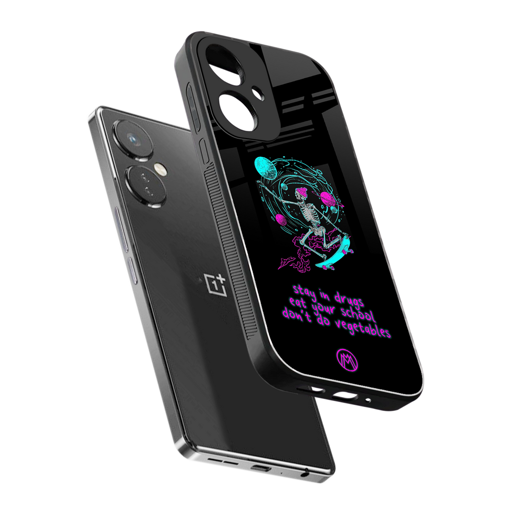 eat your school back phone cover | glass case for oneplus nord ce 3