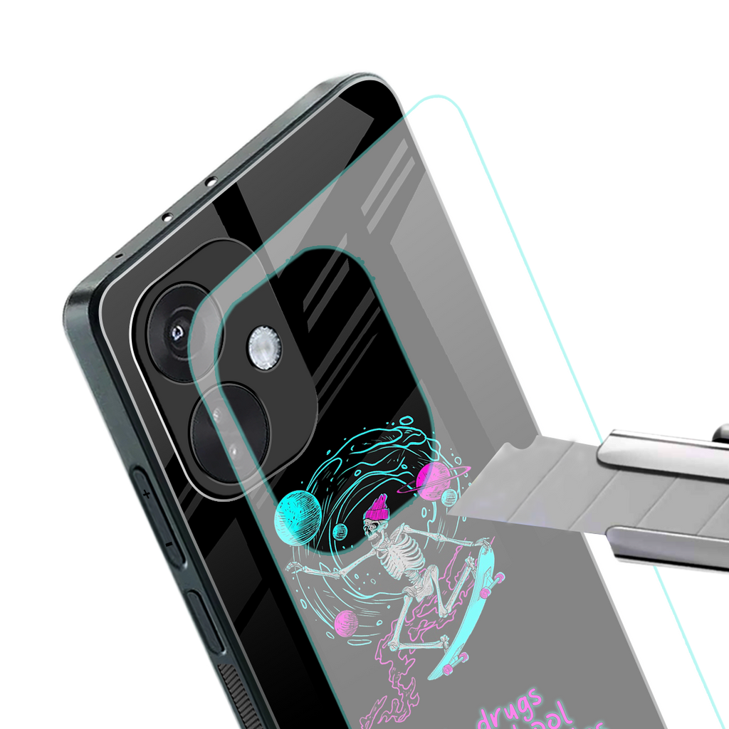 eat your school back phone cover | glass case for oneplus nord ce 3