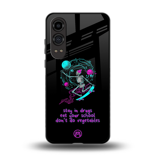 eat your school back phone cover | glass case for oneplus nord ce 4 lite