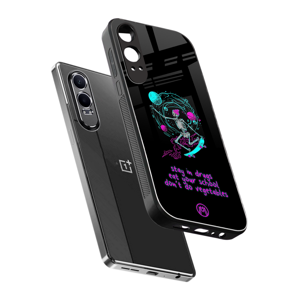 eat your school back phone cover | glass case for oneplus nord ce 4 lite