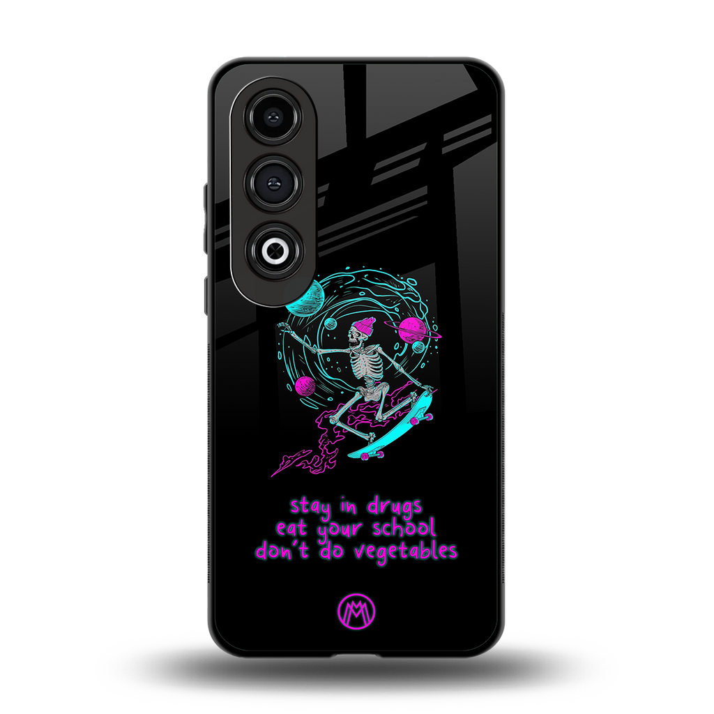 eat your school back phone cover | glass case for oneplus nord ce 4