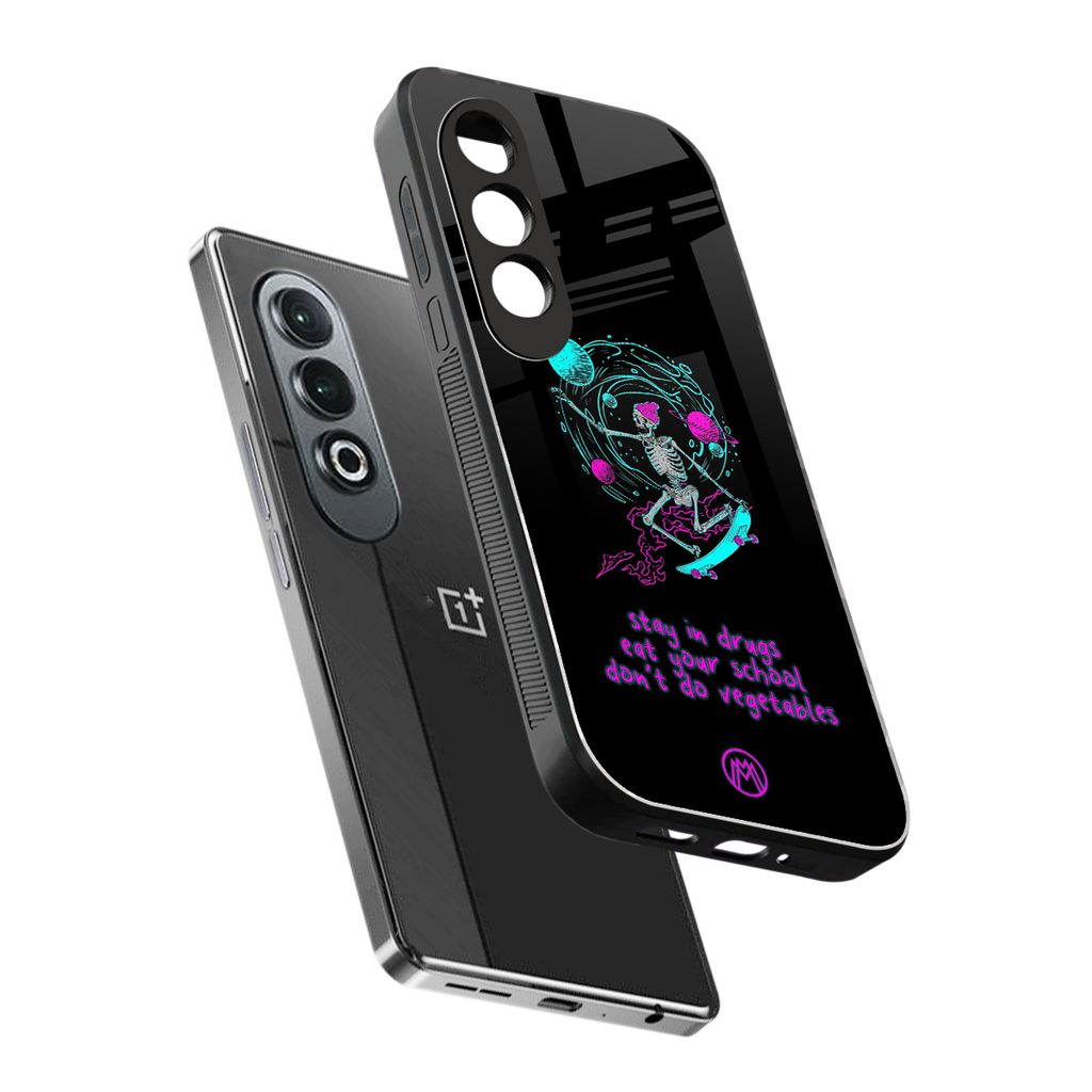 eat your school back phone cover | glass case for oneplus nord ce 4