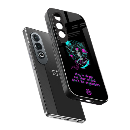 eat your school back phone cover | glass case for oneplus nord ce 4