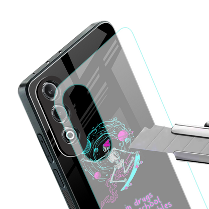 eat your school back phone cover | glass case for oneplus nord ce 4