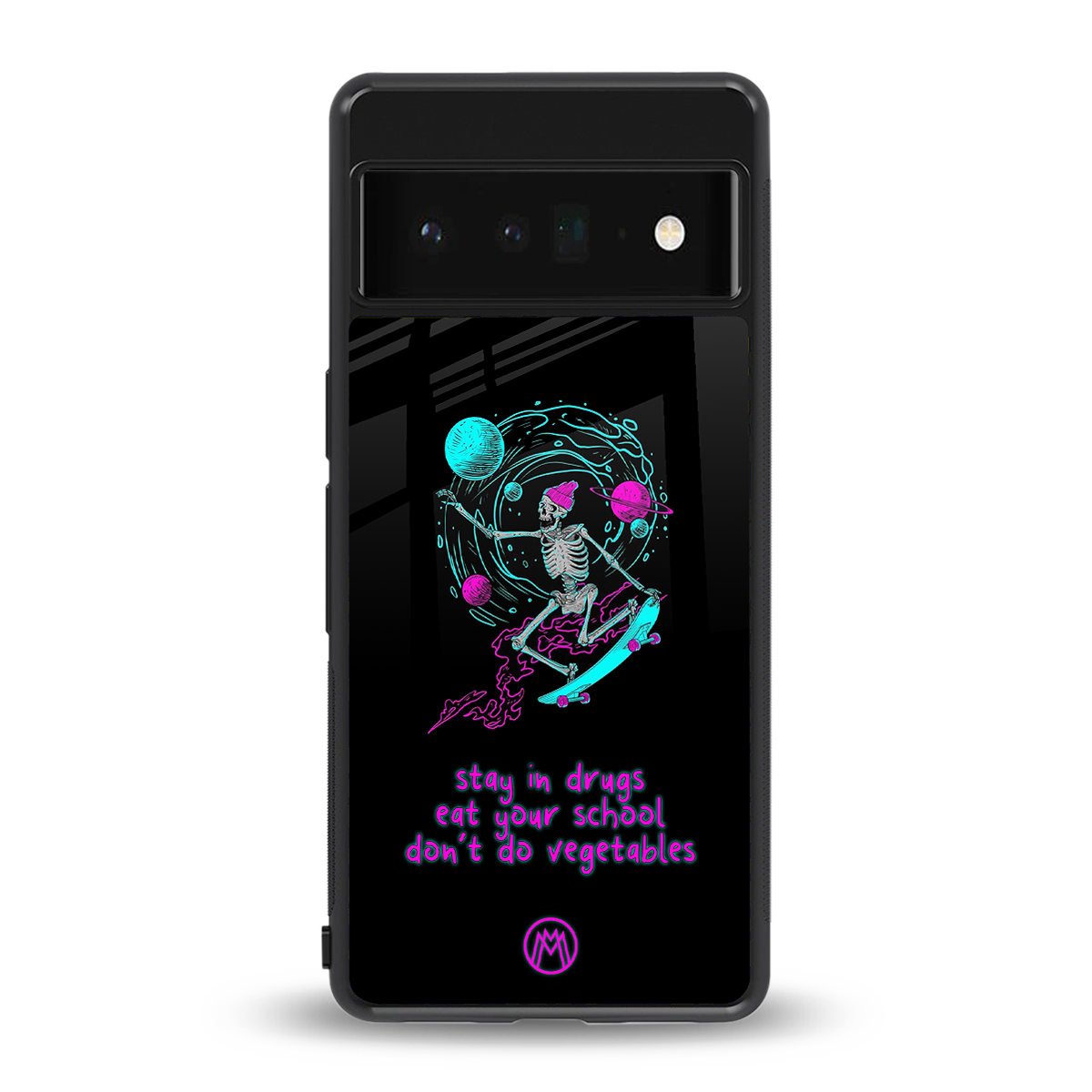 eat your school back phone cover | glass case for google pixel 6 pro