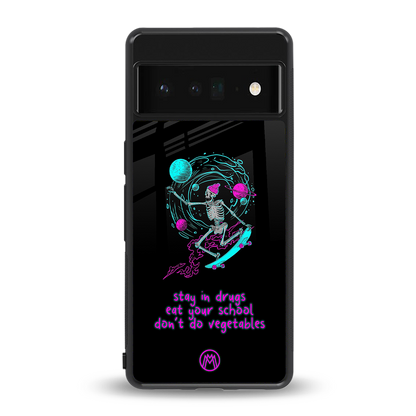 eat your school back phone cover | glass case for google pixel 6 pro