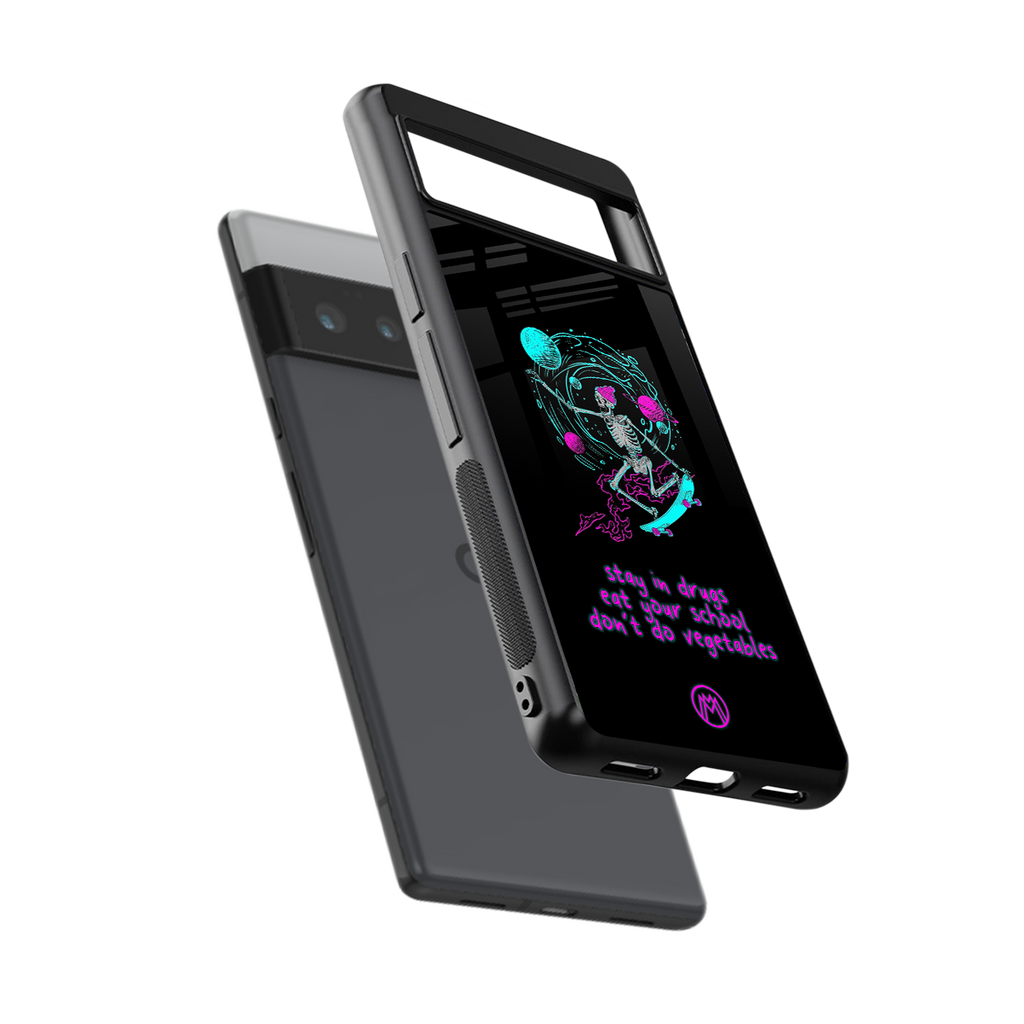 eat your school back phone cover | glass case for google pixel 6 pro