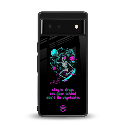 eat your school back phone cover | glass case for Google Pixel 6A