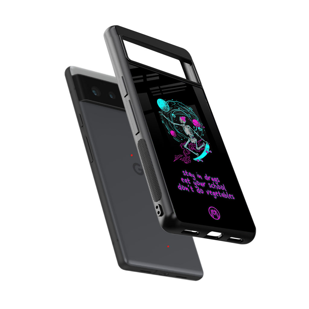 eat your school back phone cover | glass case for google pixel 6