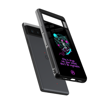 eat your school back phone cover | glass case for google pixel 6