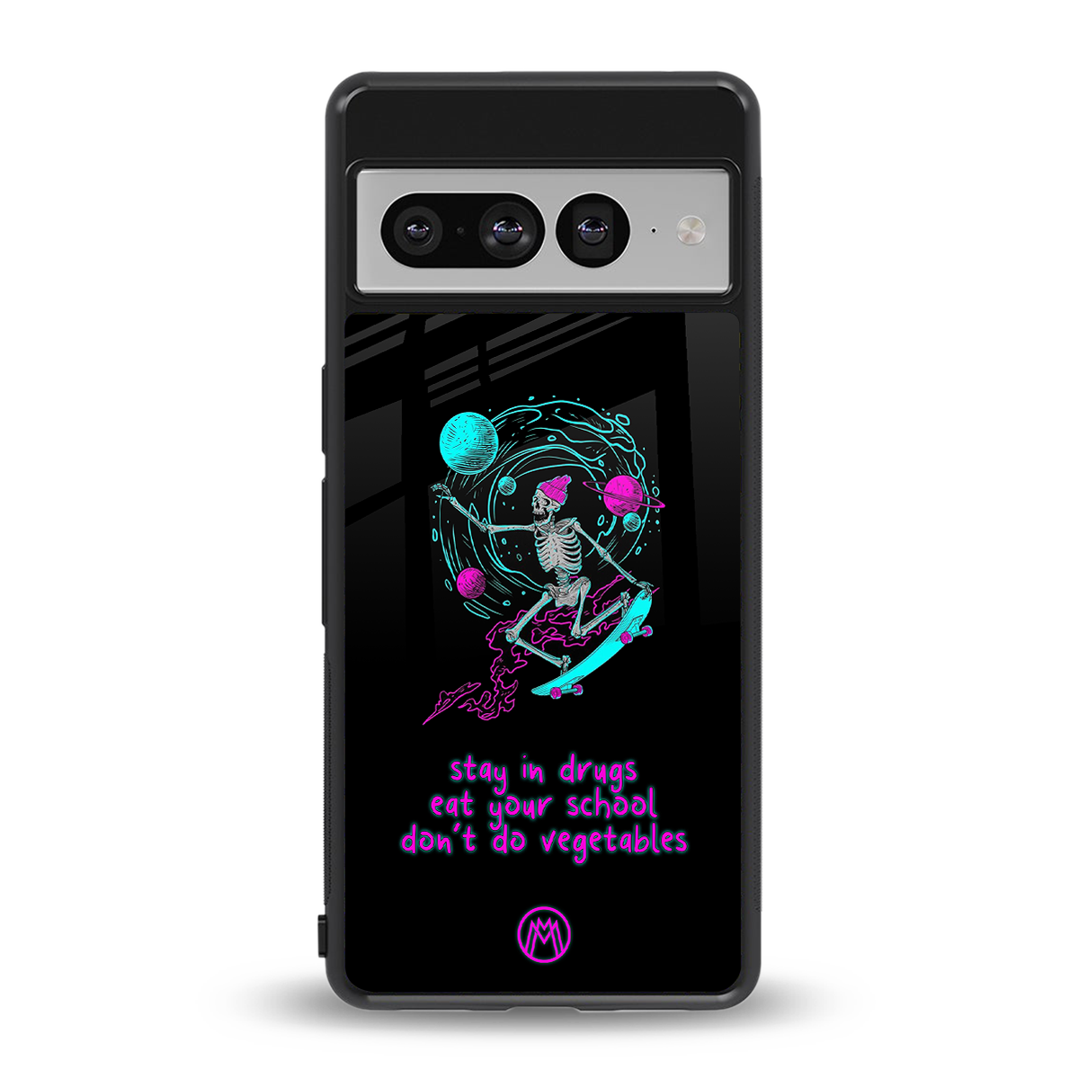 eat your school back phone cover | glass case for google pixel 7 pro