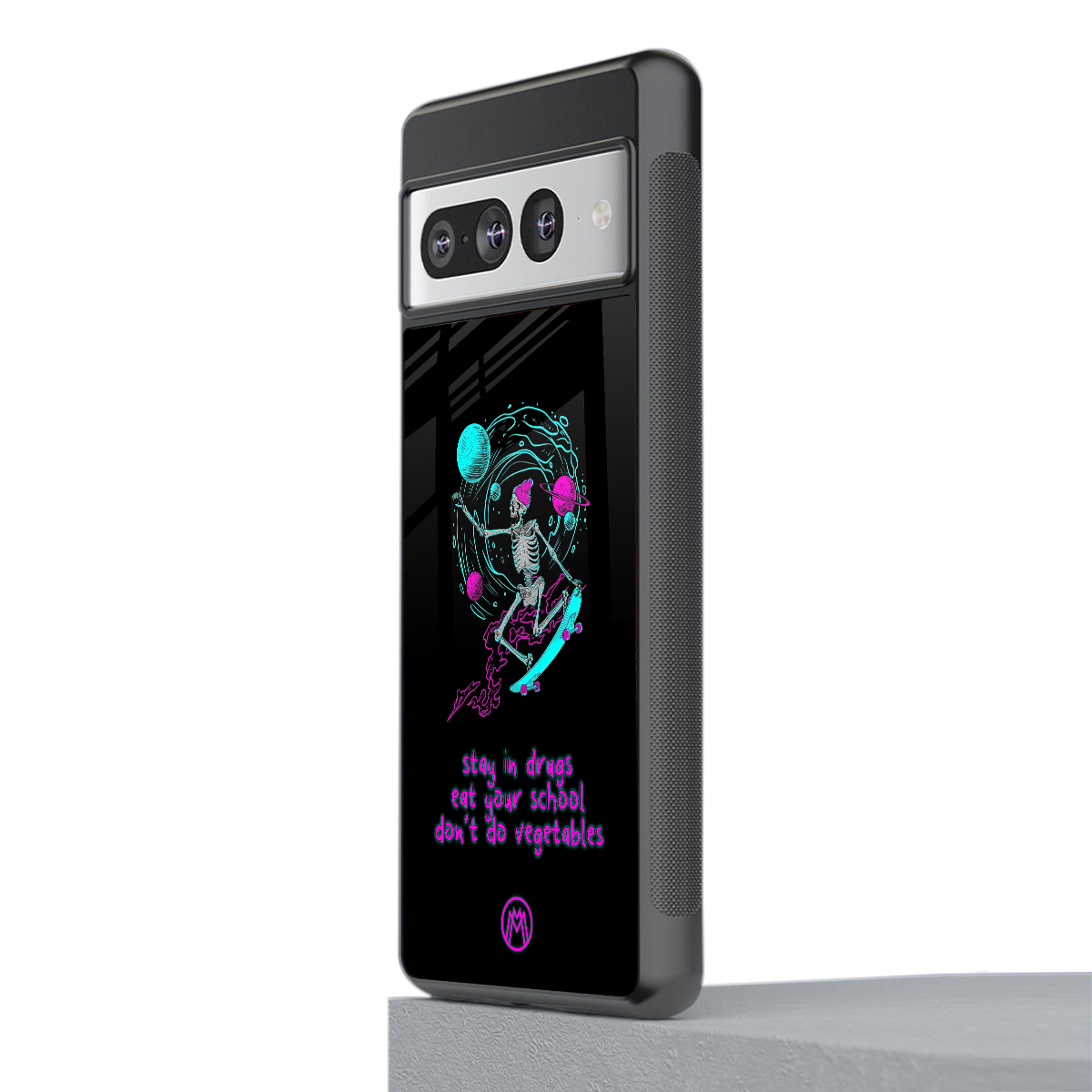eat your school back phone cover | glass case for google pixel 7 pro