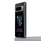 eat your school back phone cover | glass case for google pixel 8 pro