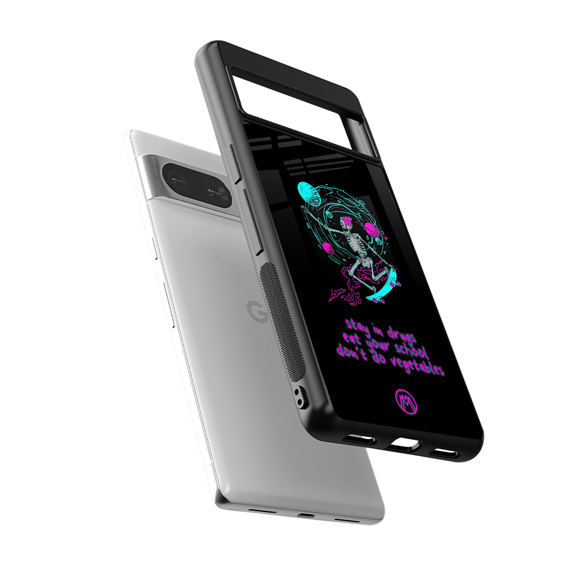 eat your school back phone cover | glass case for Google Pixel 8