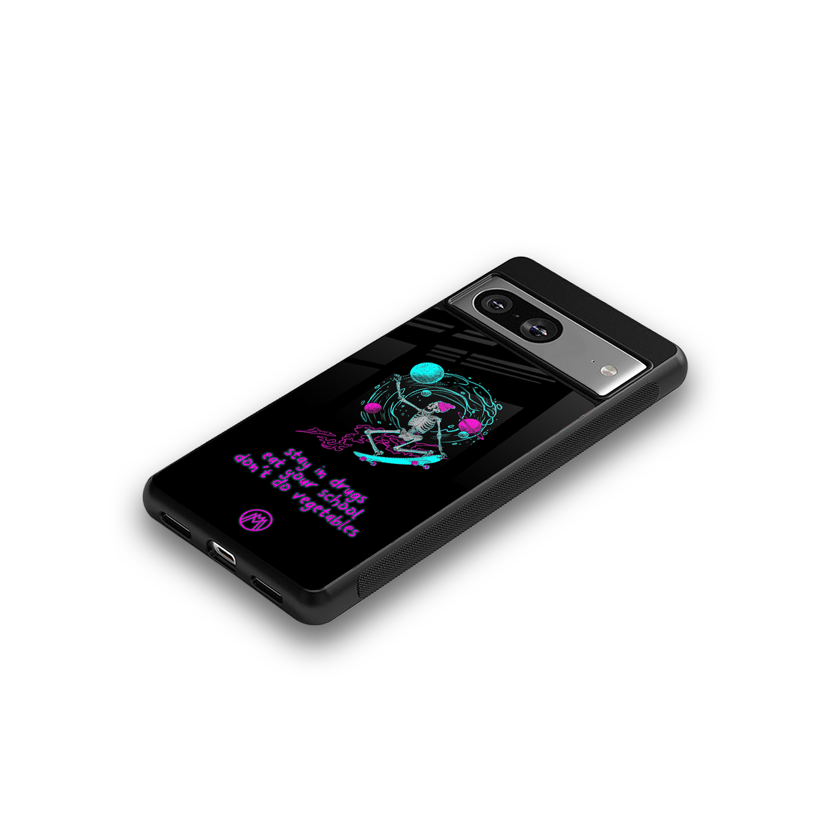 eat your school back phone cover | glass case for Google Pixel 8