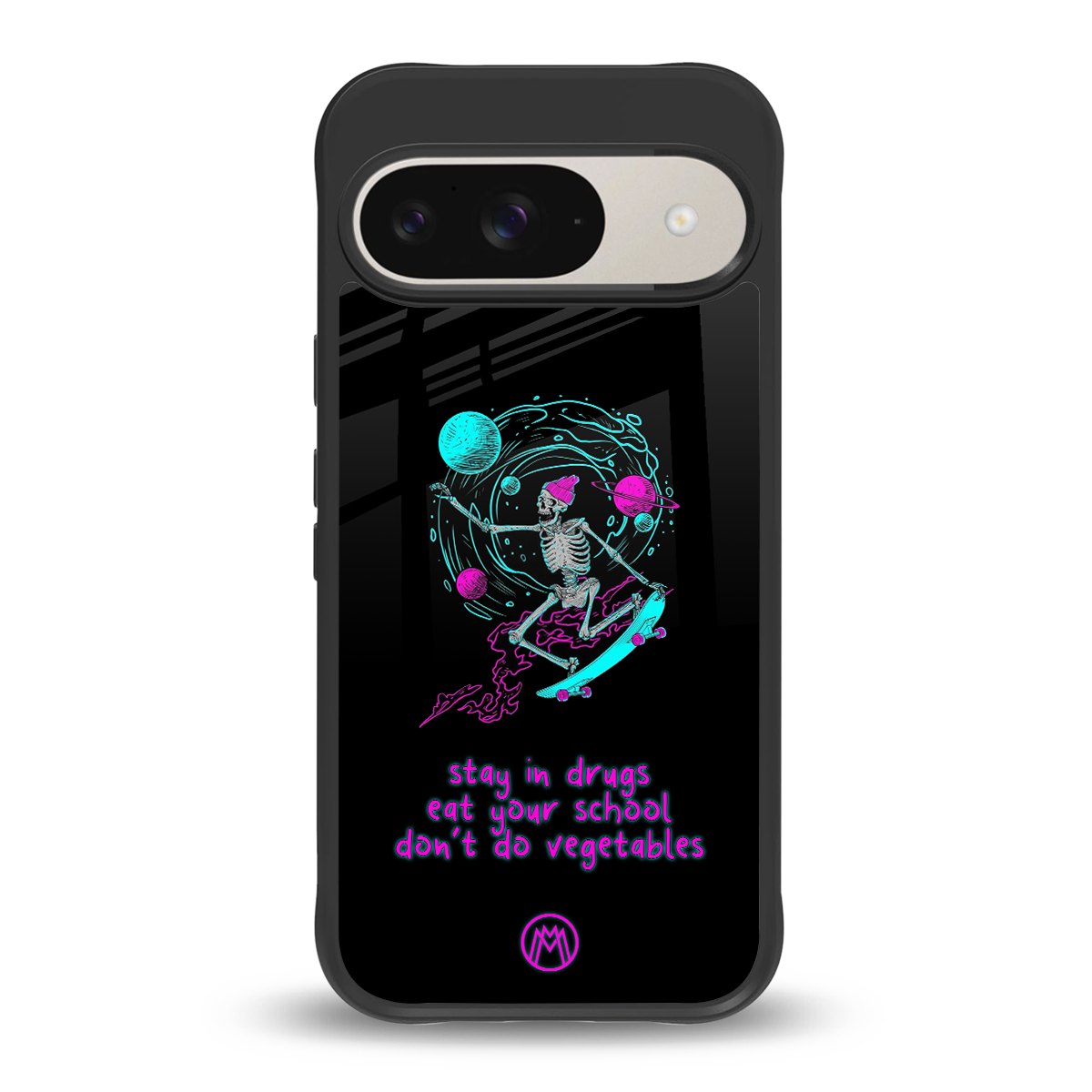 eat your school back phone cover | glass case for google pixel 9