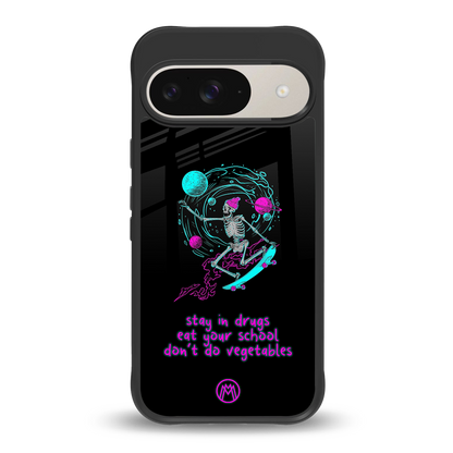 eat your school back phone cover | glass case for google pixel 9
