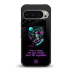 eat your school back phone cover | glass case for google pixel 9 pro