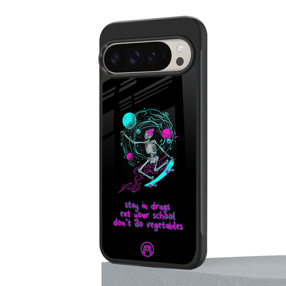 eat your school back phone cover | glass case for google pixel 9 pro xl