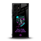 eat your school back phone cover | glass case for samsung galaxy s23 ultra