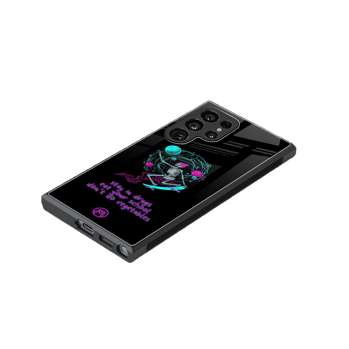 eat your school back phone cover | glass case for samsung galaxy s24 ultra