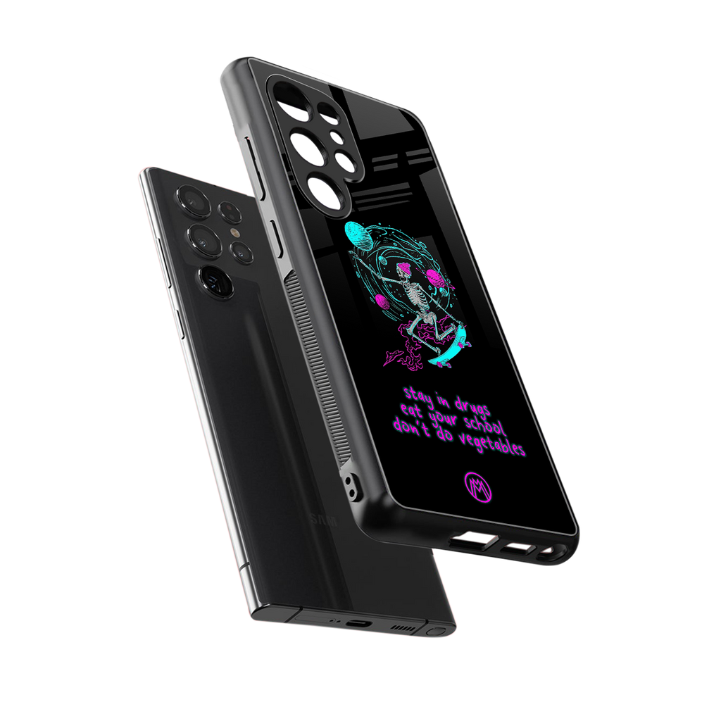eat your school back phone cover | glass case for samsung galaxy s25 ultra