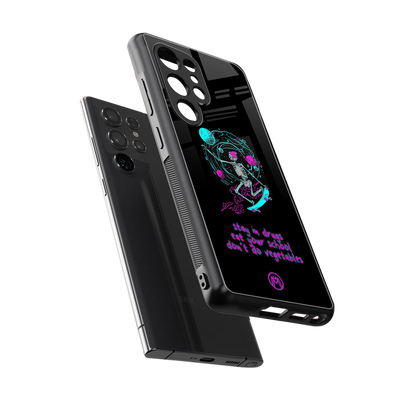 eat your school back phone cover | glass case for samsung galaxy s25 ultra