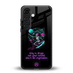 eat your school back phone cover | glass case for samsung galaxy s24 fe