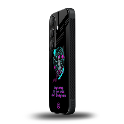 eat your school back phone cover | glass case for samsung galaxy s25