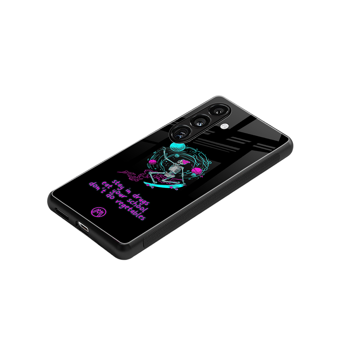 eat your school back phone cover | glass case for samsung galaxy s25