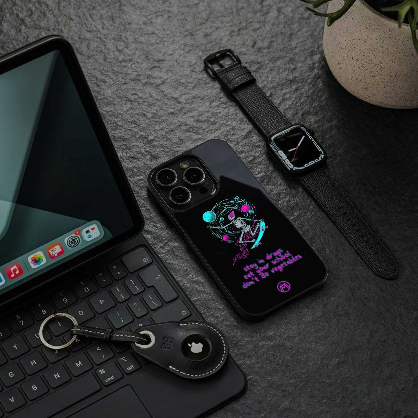 eat your school back phone cover | glass case for nothing phone 2