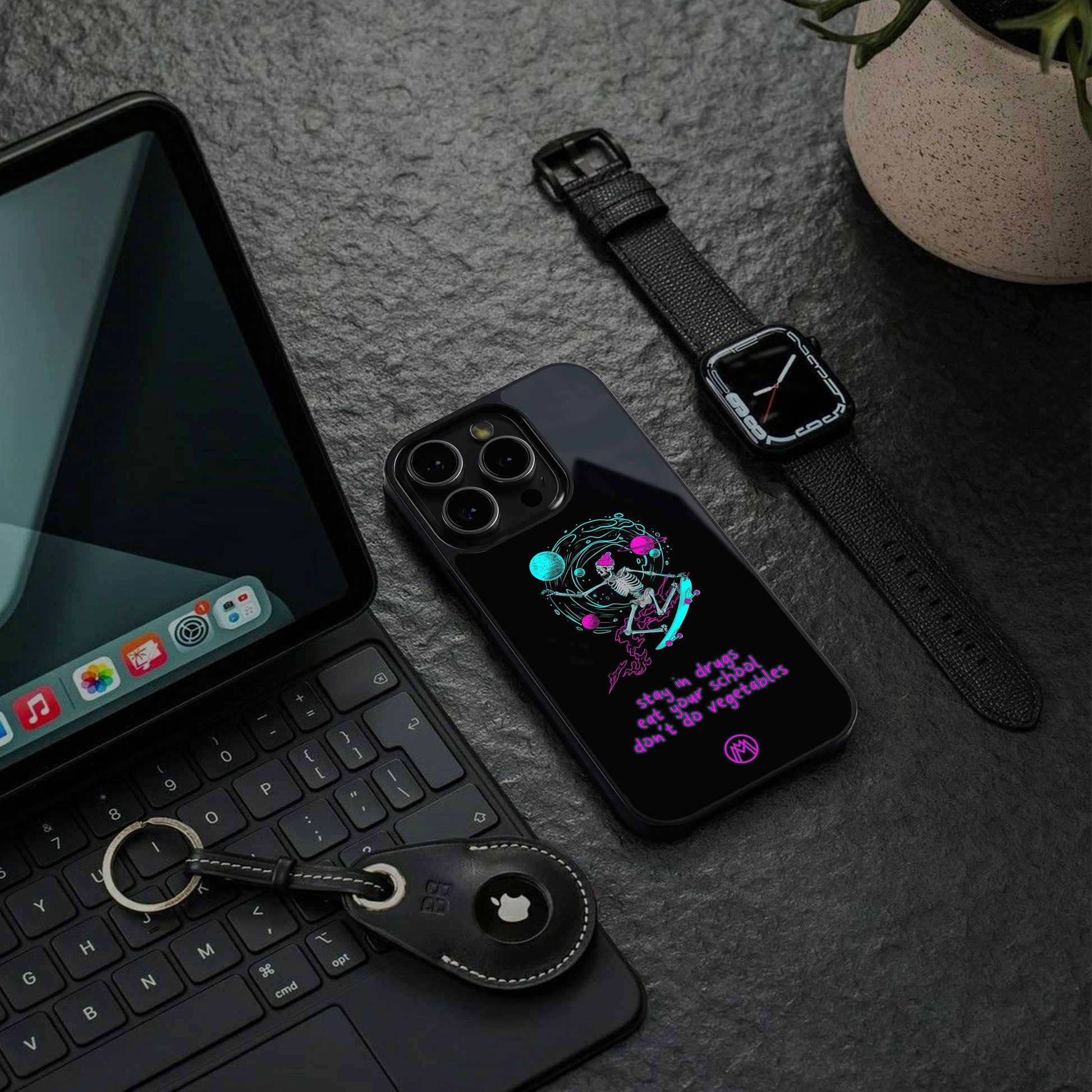 eat your school back phone cover | glass case for Google Pixel 6A