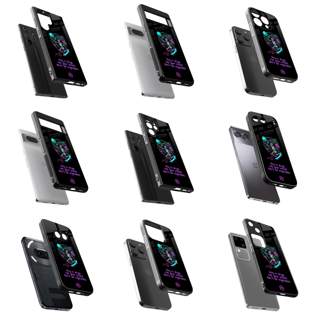 Durable Glass Back Mobile Case for iPhone, Samsung, OnePlus, Google Pixel, Redmi, Vivo, Oppo