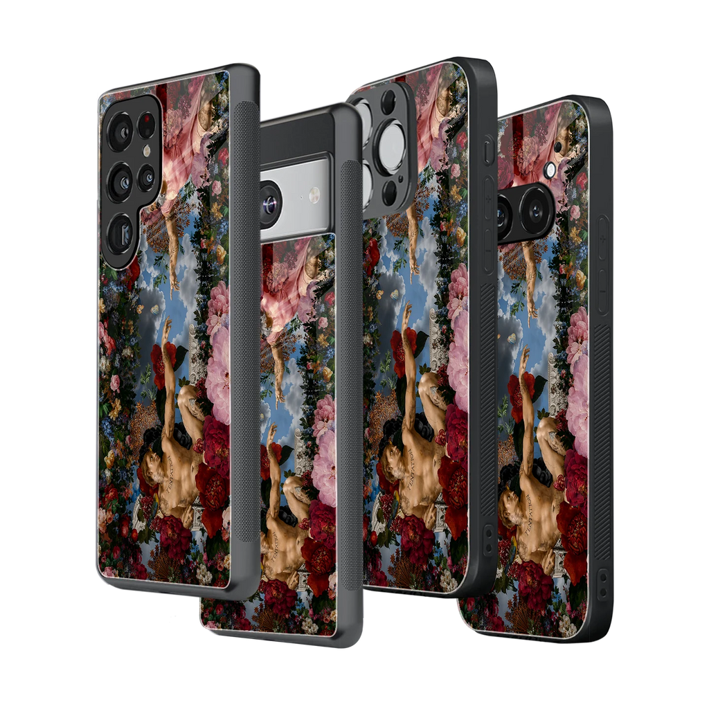 Stylish Glass Back Case for All Smartphones iPhone, Samsung, OnePlus, Pixel, Redmi, Oppo, Vivo, Motorola