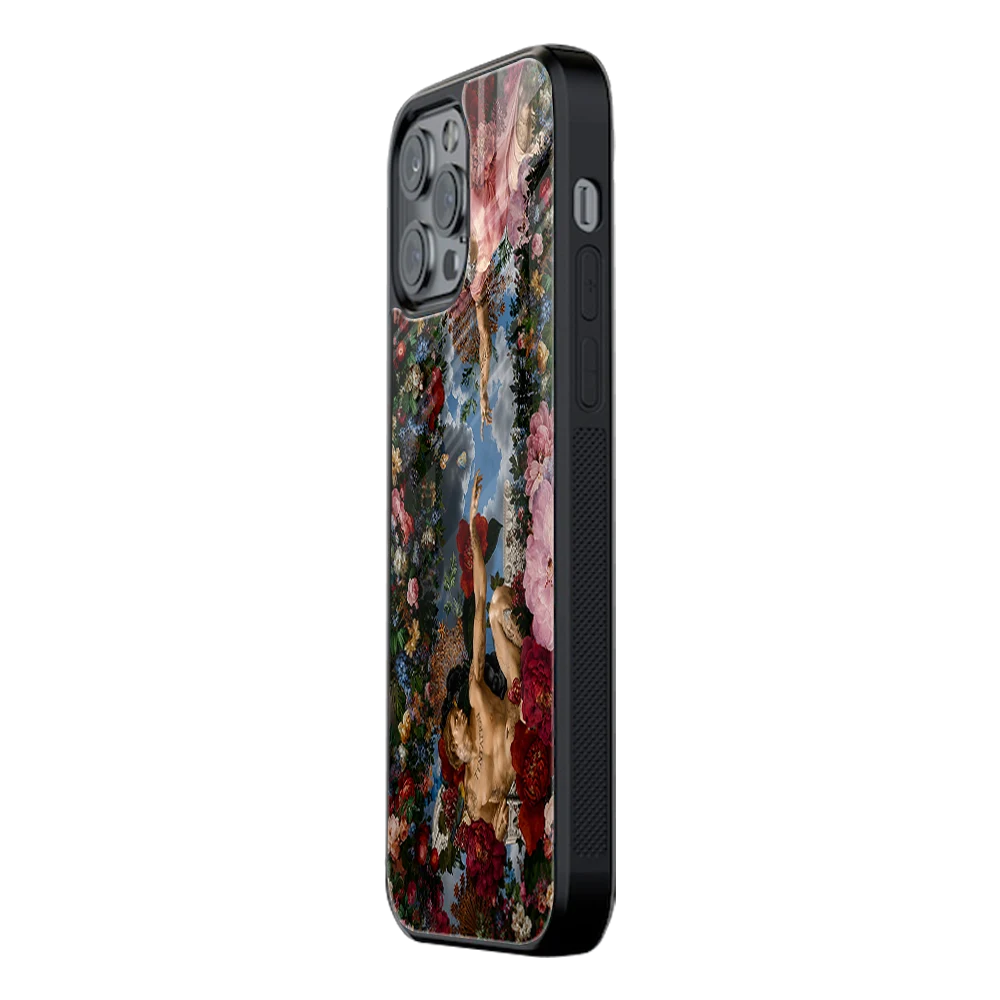 Slim Glass Back Phone Case for Multiple Brands iPhone, Samsung, Redmi, OnePlus, Oppo, Vivo