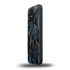 elite blue geometric back phone cover | glass case for nothing phone 1