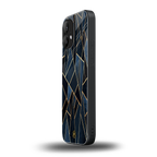 elite blue geometric back phone cover | glass case for nothing phone 2