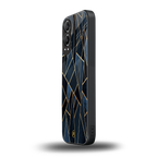elite blue geometric back phone cover | glass case for oneplus nord ce 4 lite