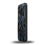 elite blue geometric back phone cover | glass case for oneplus nord ce 4