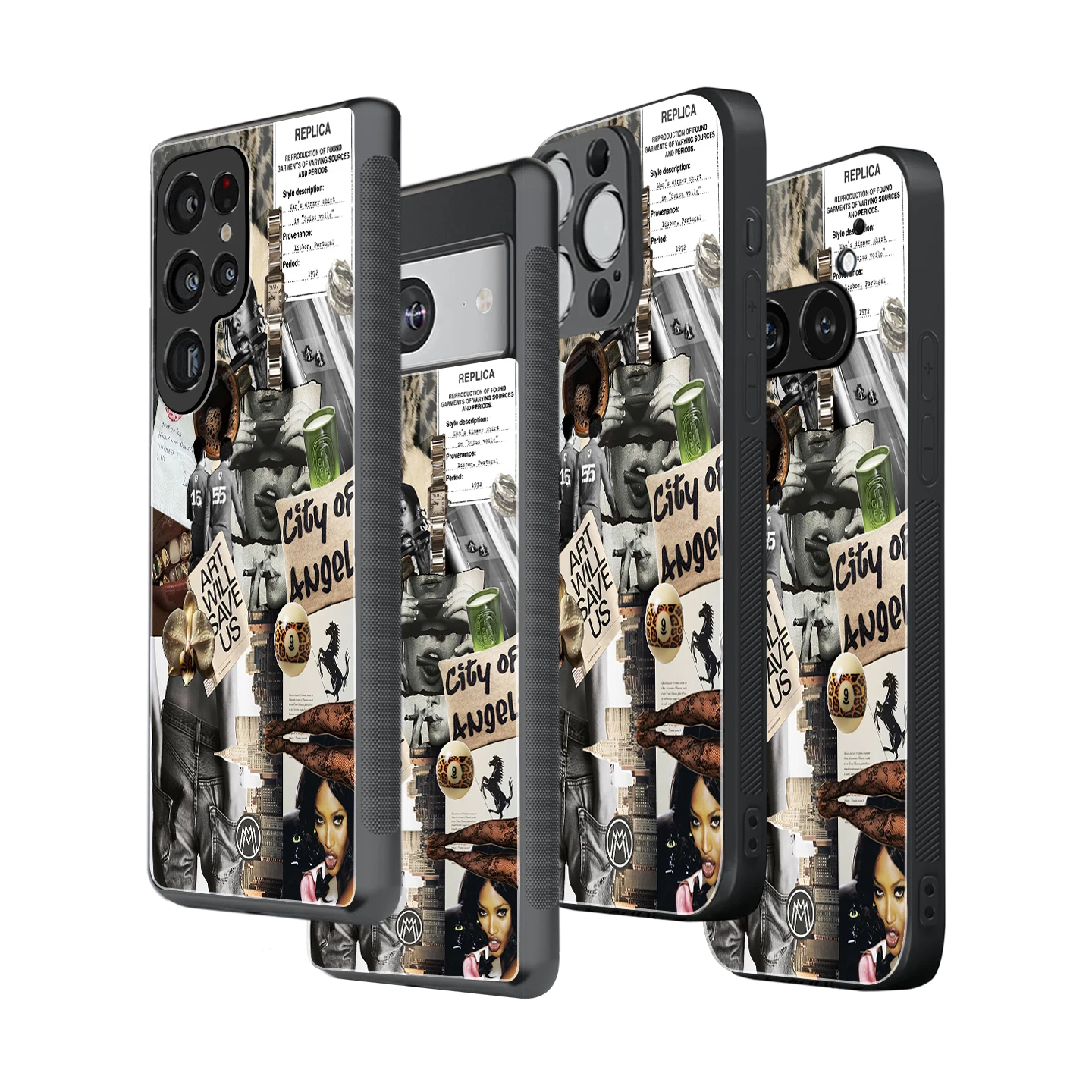Stylish Glass Back Case for All Smartphones iPhone, Samsung, OnePlus, Pixel, Redmi, Oppo, Vivo, Motorola