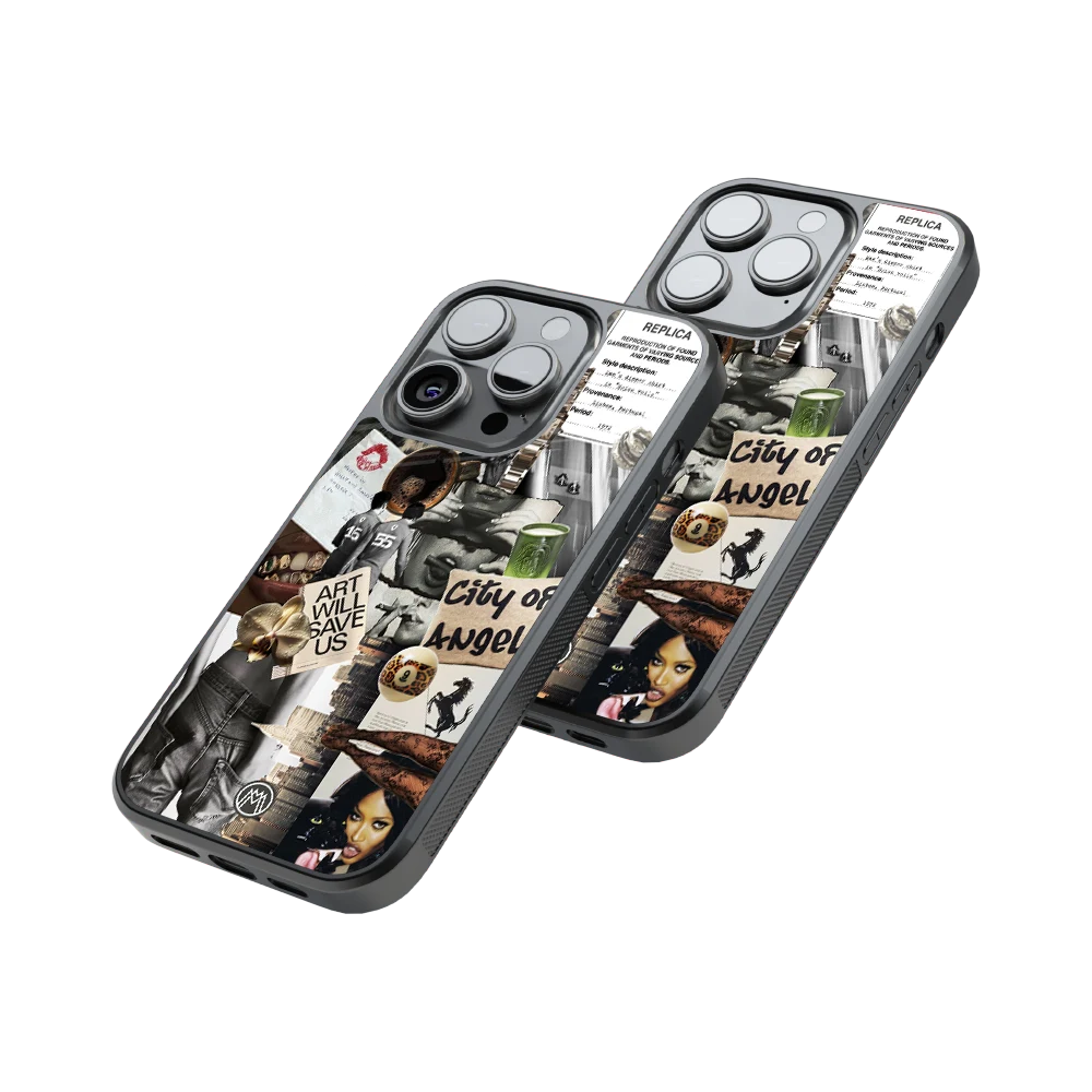 Protective Glass Back Phone Case Compatible with iPhone, Samsung, OnePlus, Pixel & More