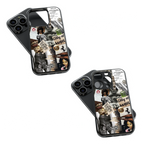 Trendy Glass Back Mobile Case for iPhone, Samsung, Redmi, OnePlus, Google Pixel, Motorola