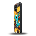 emerald green dinosaur back phone cover | glass case for nothing phone 1