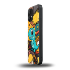 emerald green dinosaur back phone cover | glass case for nothing phone 2