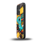 emerald green dinosaur back phone cover | glass case for oneplus nord ce 3