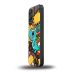 emerald green dinosaur back phone cover | glass case for oneplus nord ce 4 lite