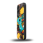 emerald green dinosaur back phone cover | glass case for oneplus nord ce 4