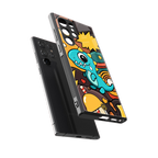 emerald green dinosaur back phone cover | glass case for samsung galaxy s24 ultra