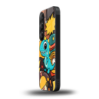 emerald green dinosaur back phone cover | glass case for samsung galaxy s24 fe